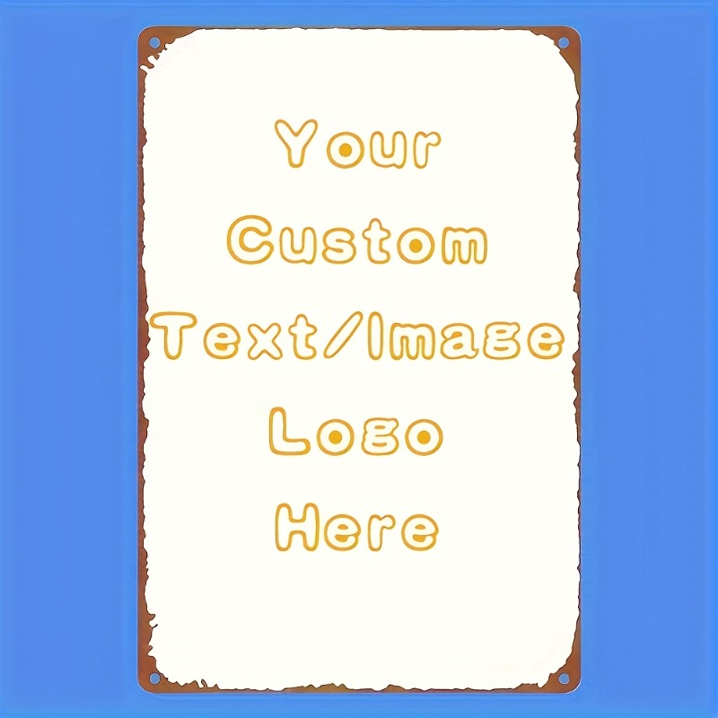 Vintage Collectible Plates - Panneau mural rectangulaire personnalisé en fer,