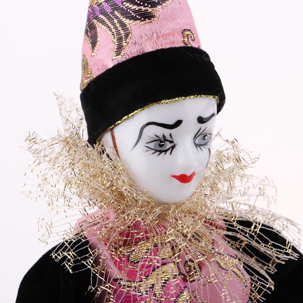 Vintage Collectible Porcelain Dolls - Poupées de clown en porcelaine de