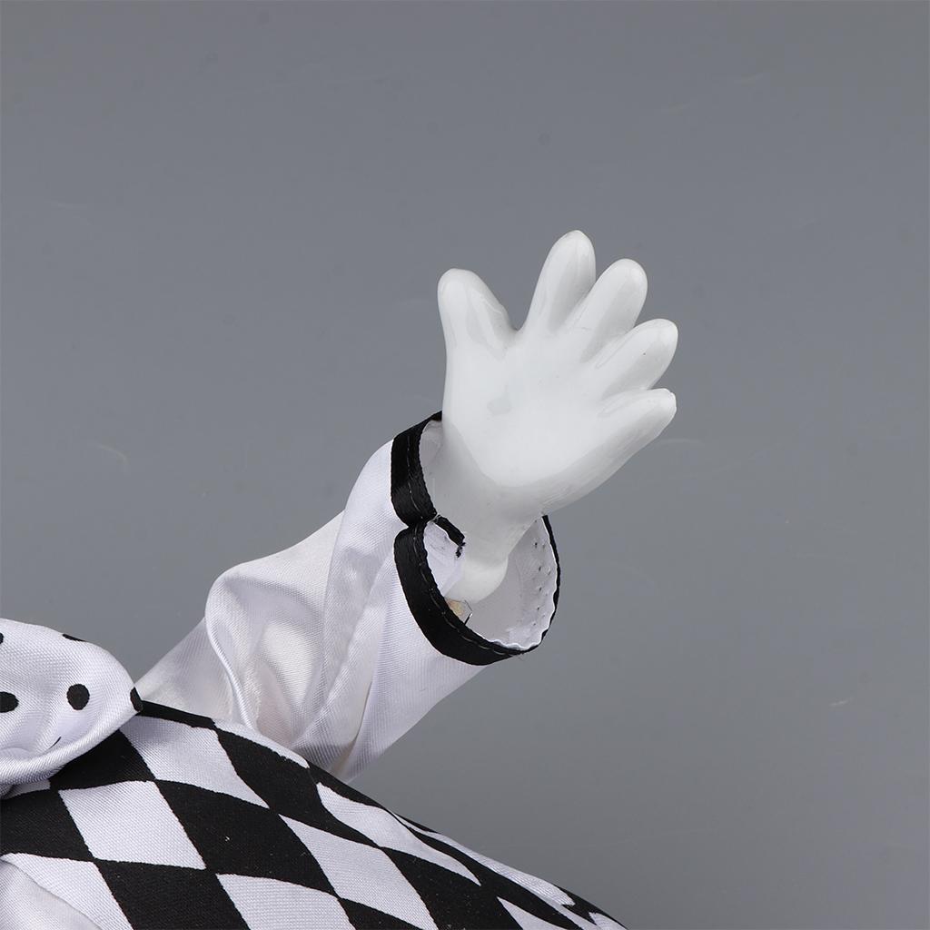 Vintage Collectible Porcelain Dolls - Poupée Clown en Porcelaine Amusante, Figurine
