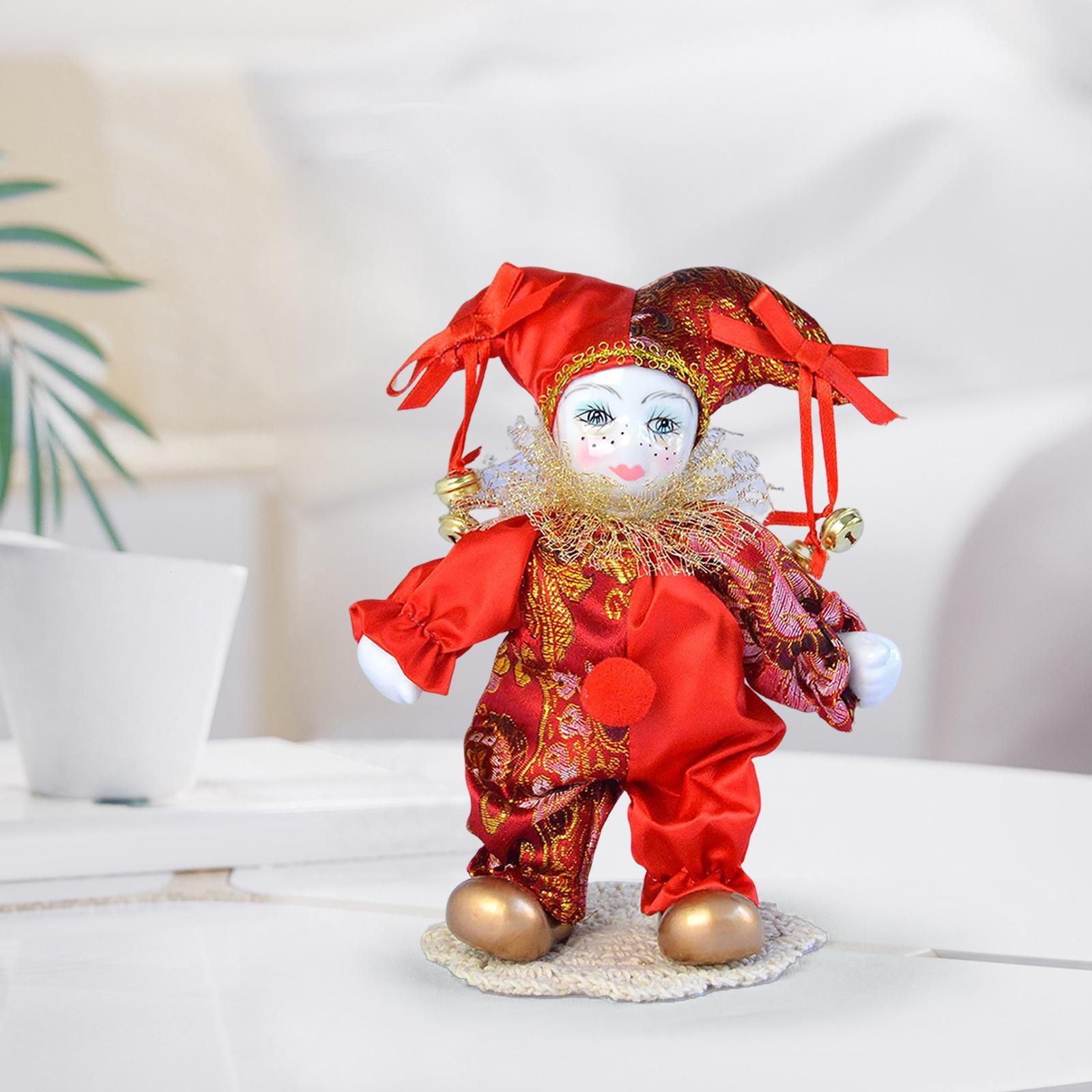 Vintage Collectible Porcelain Dolls - Poupées vintage de clown au beurre