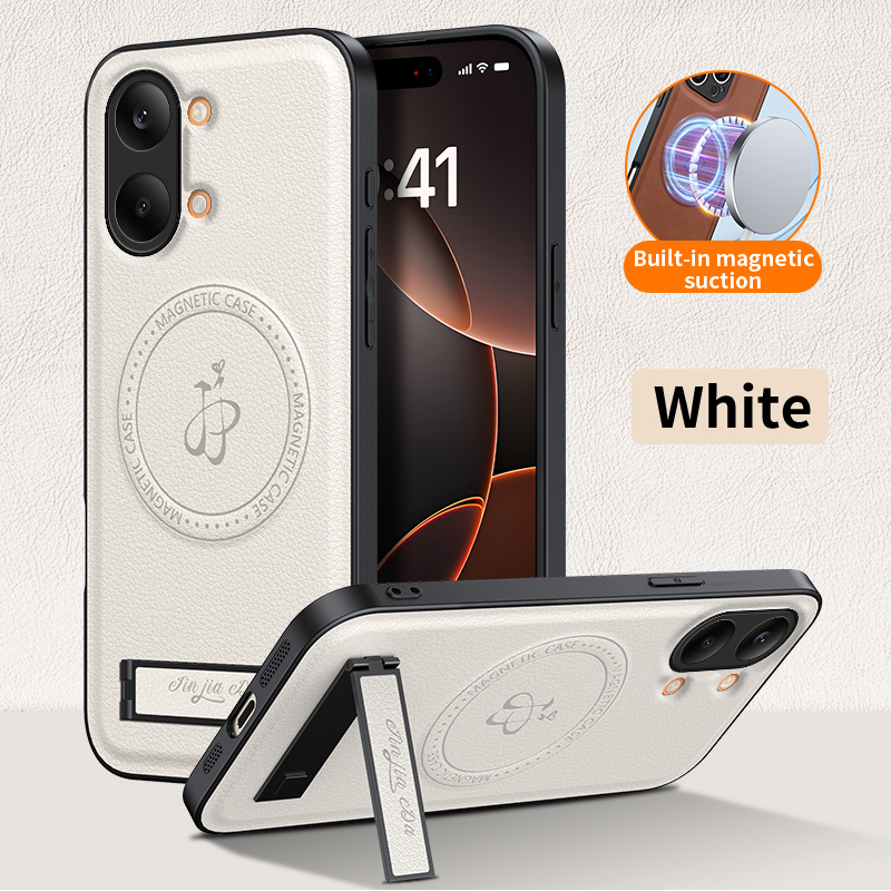 Camera Leather Case - Étui de téléphone en cuir de
