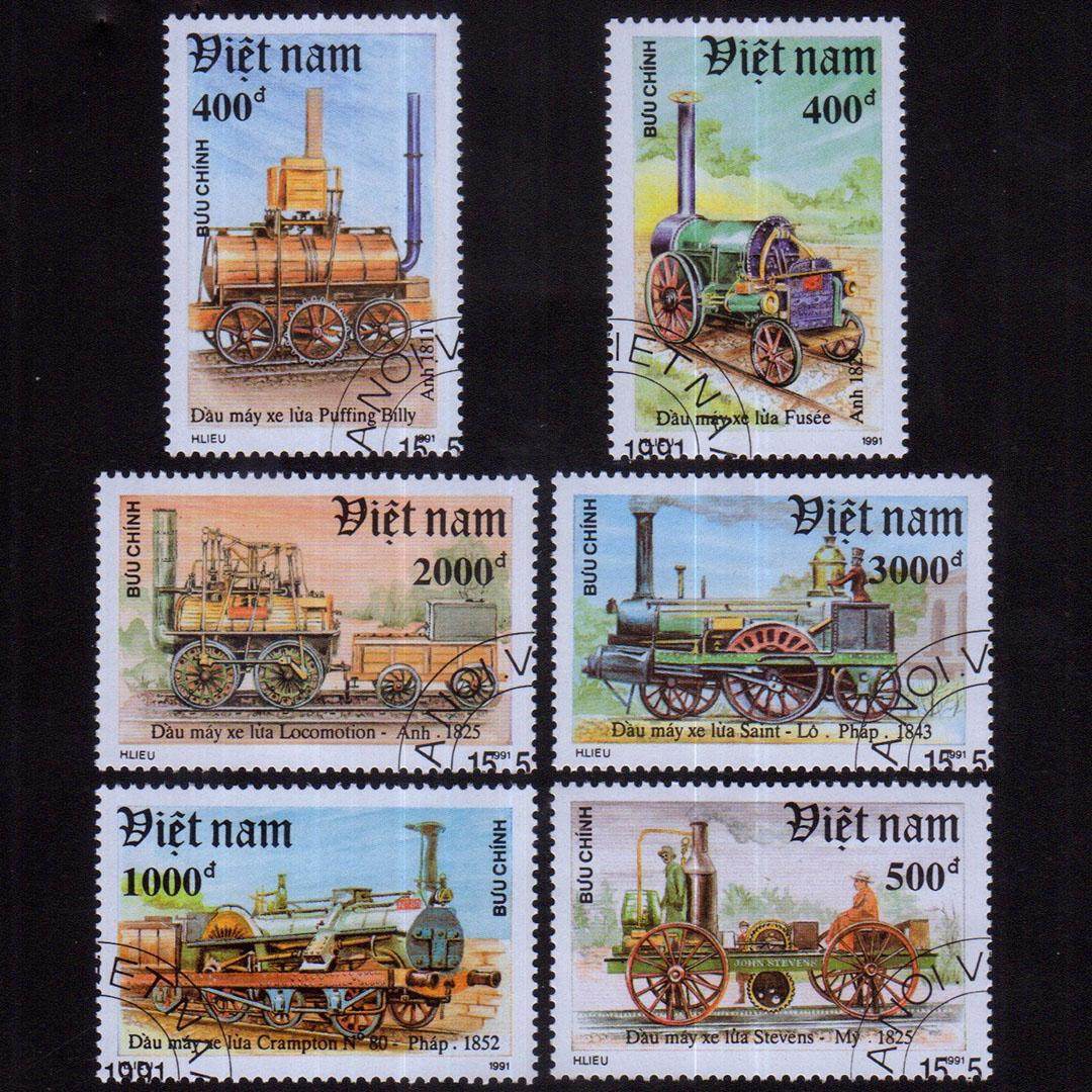 Collectible Vintage Postage Stamps - Timbres-poste du Vietnam, timbres-poste datés Y1991,