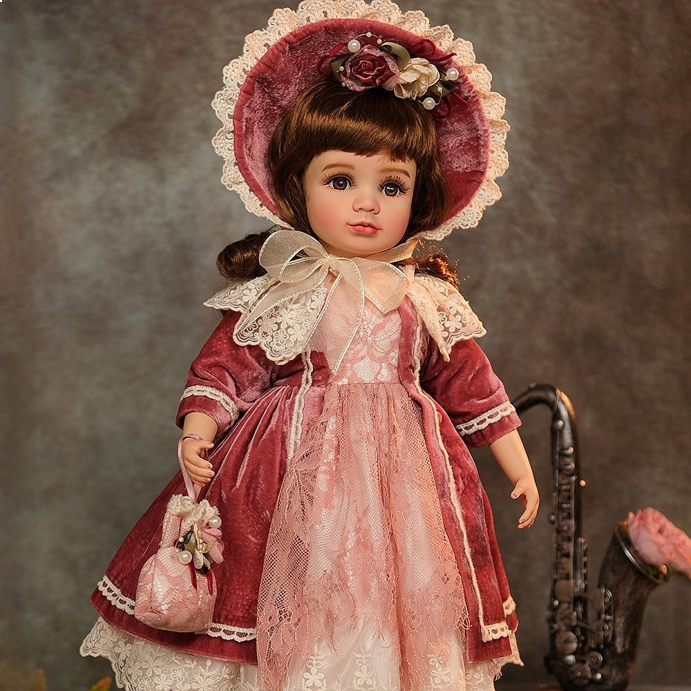 Poupée vintage de 18 pouces, f - Vintage Collectible Porcelain Dolls avis et prix