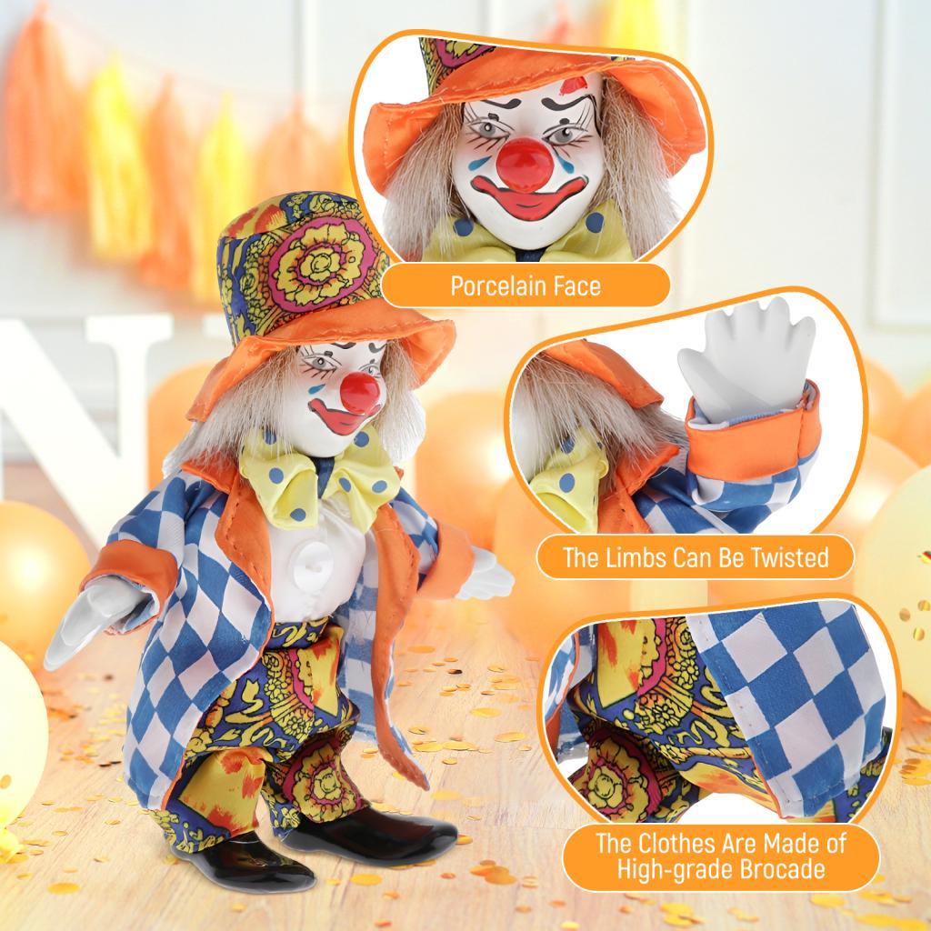 Poupées de clown bouffon en cé - Vintage Collectible Porcelain Dolls avis et prix