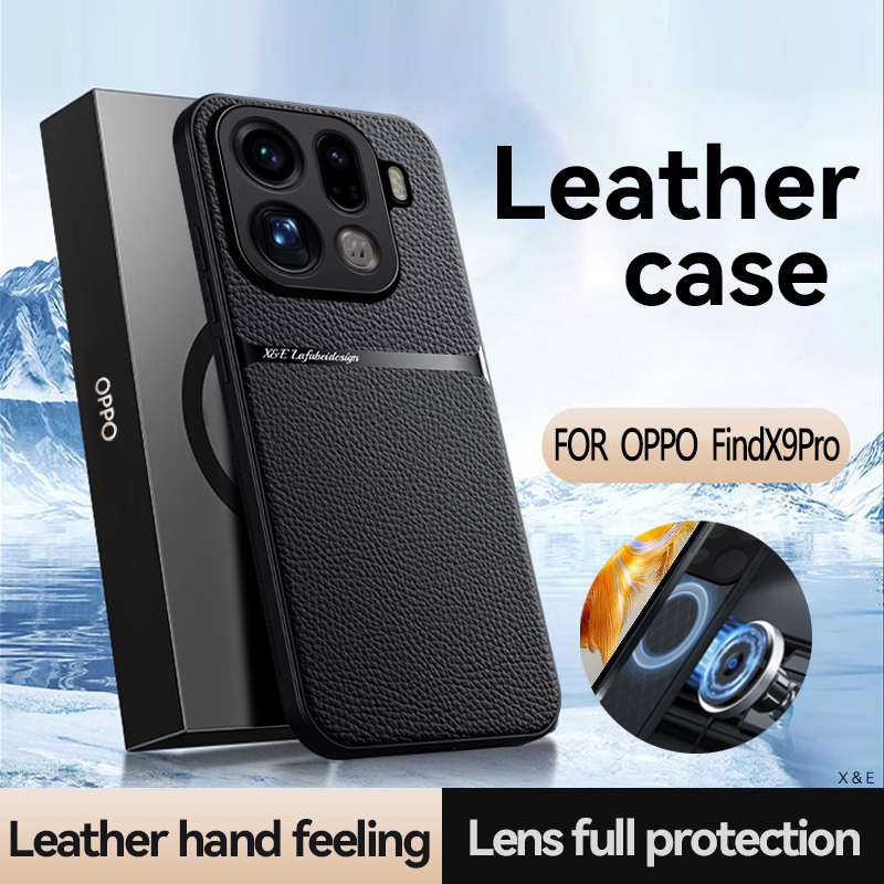 Pour OPPO Find X9 Pro X9 étui  - Camera Leather Case avis et prix