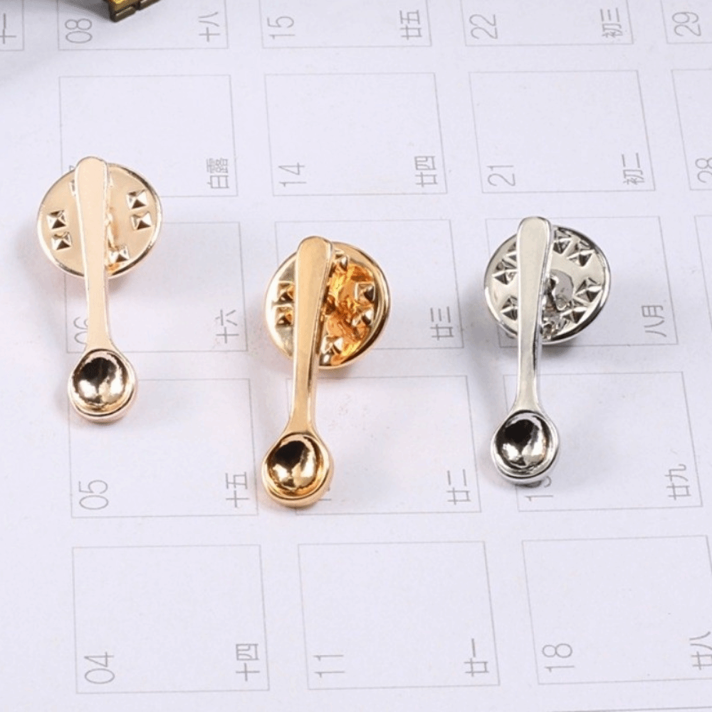 Nouvelle broche cuillère au de - Vintage Collectible Pins avis et prix