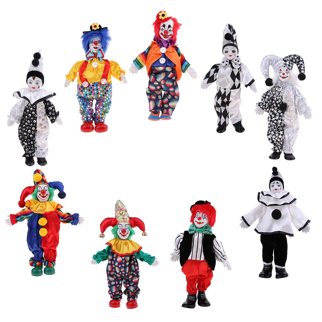 Poupées de clown en porcelaine - Vintage Collectible Porcelain Dolls avis et prix