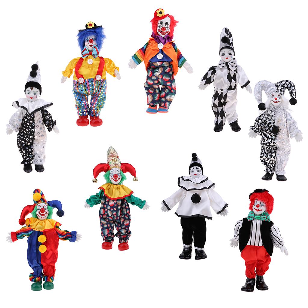 Poupées de clown en porcelaine - Vintage Collectible Porcelain Dolls avis et prix