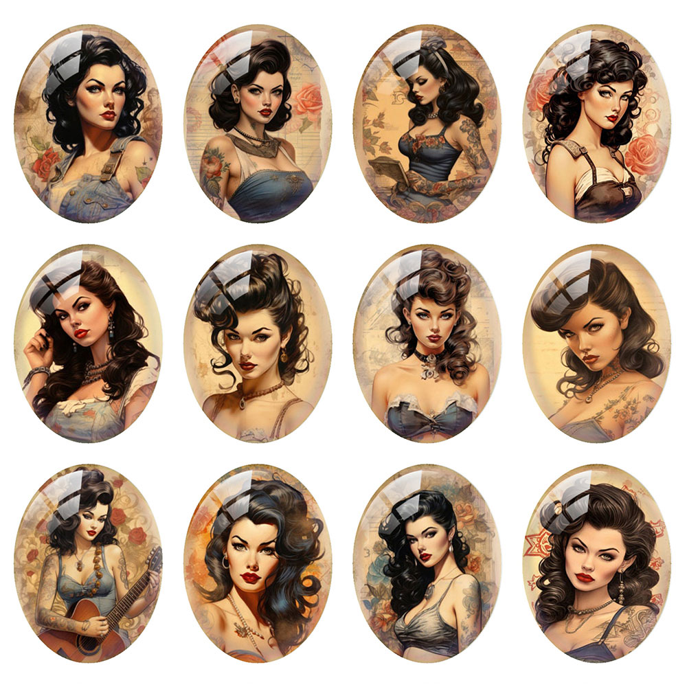 Cabochons en verre vintage à d - Vintage Collectibles For Sale avis et prix