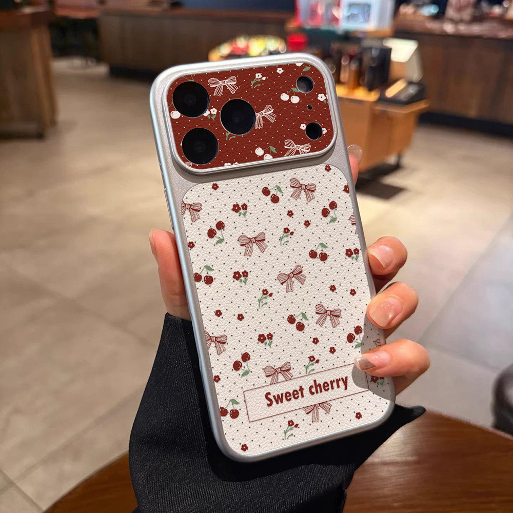 Étui de téléphone en cuir avec - Camera Leather Case avis et prix
