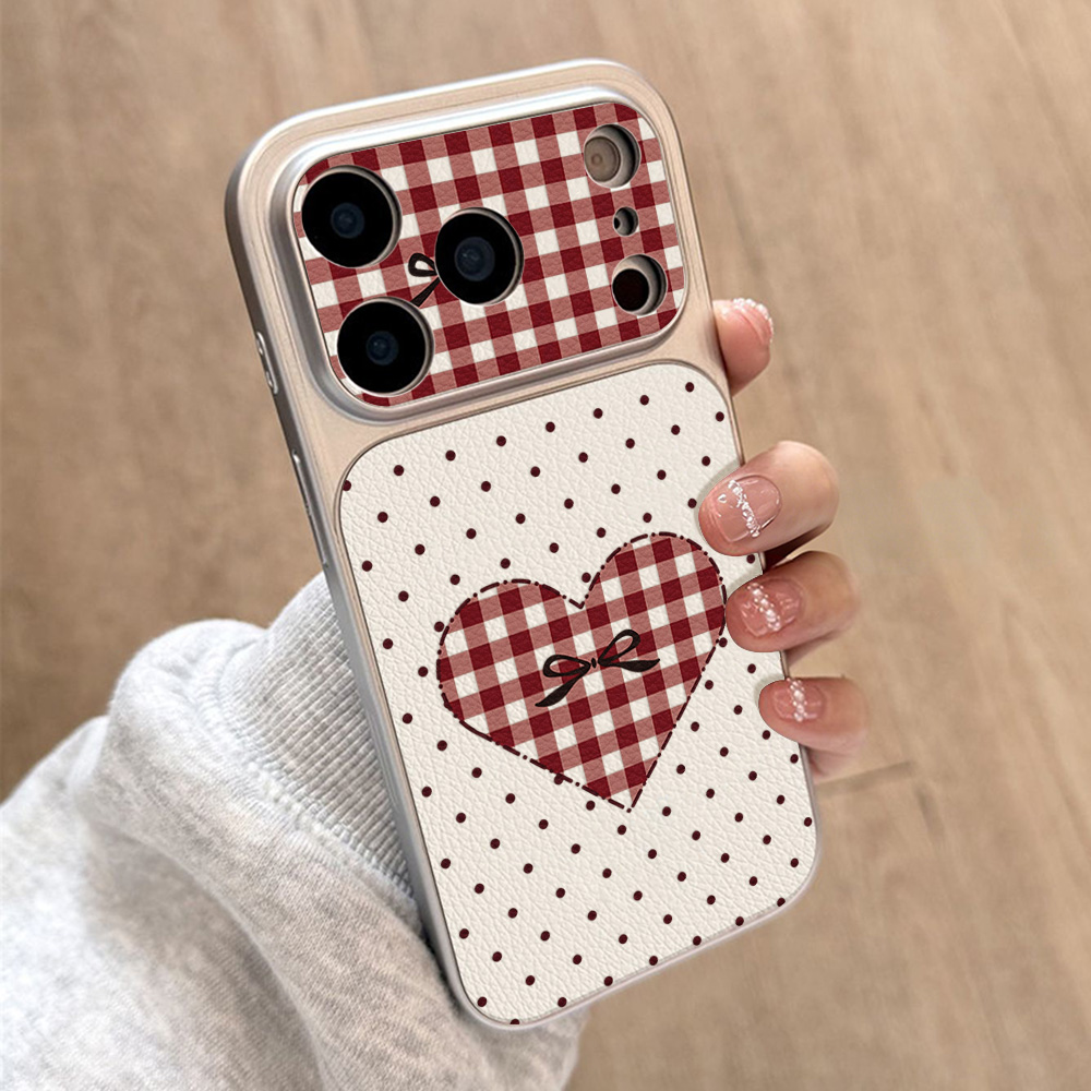 Étui de téléphone en cuir avec - Camera Leather Case avis et prix