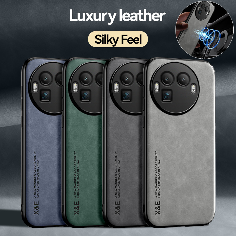 Étui magnétique de luxe en cui - Camera Leather Case avis et prix