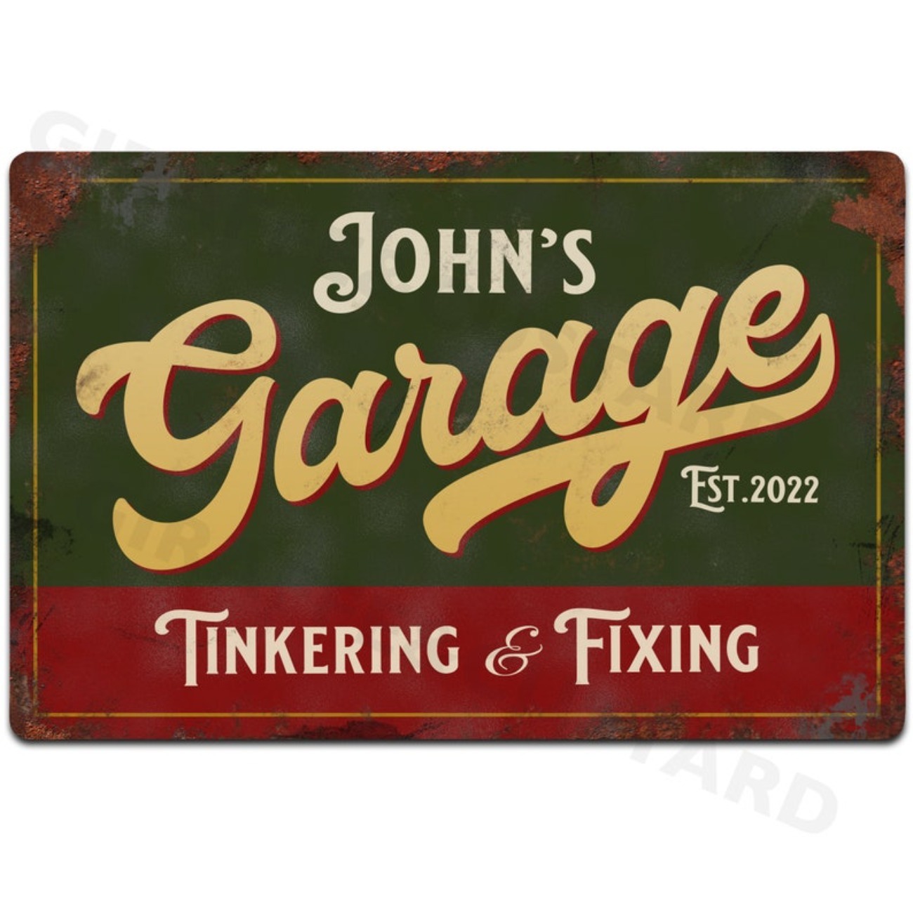 Panneau métallique de garage p - Vintage Collectible Plates avis et prix
