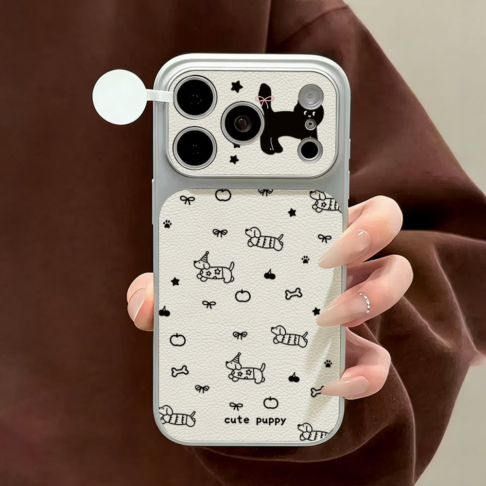 Étui de téléphone en cuir moti - Camera Leather Case avis et prix