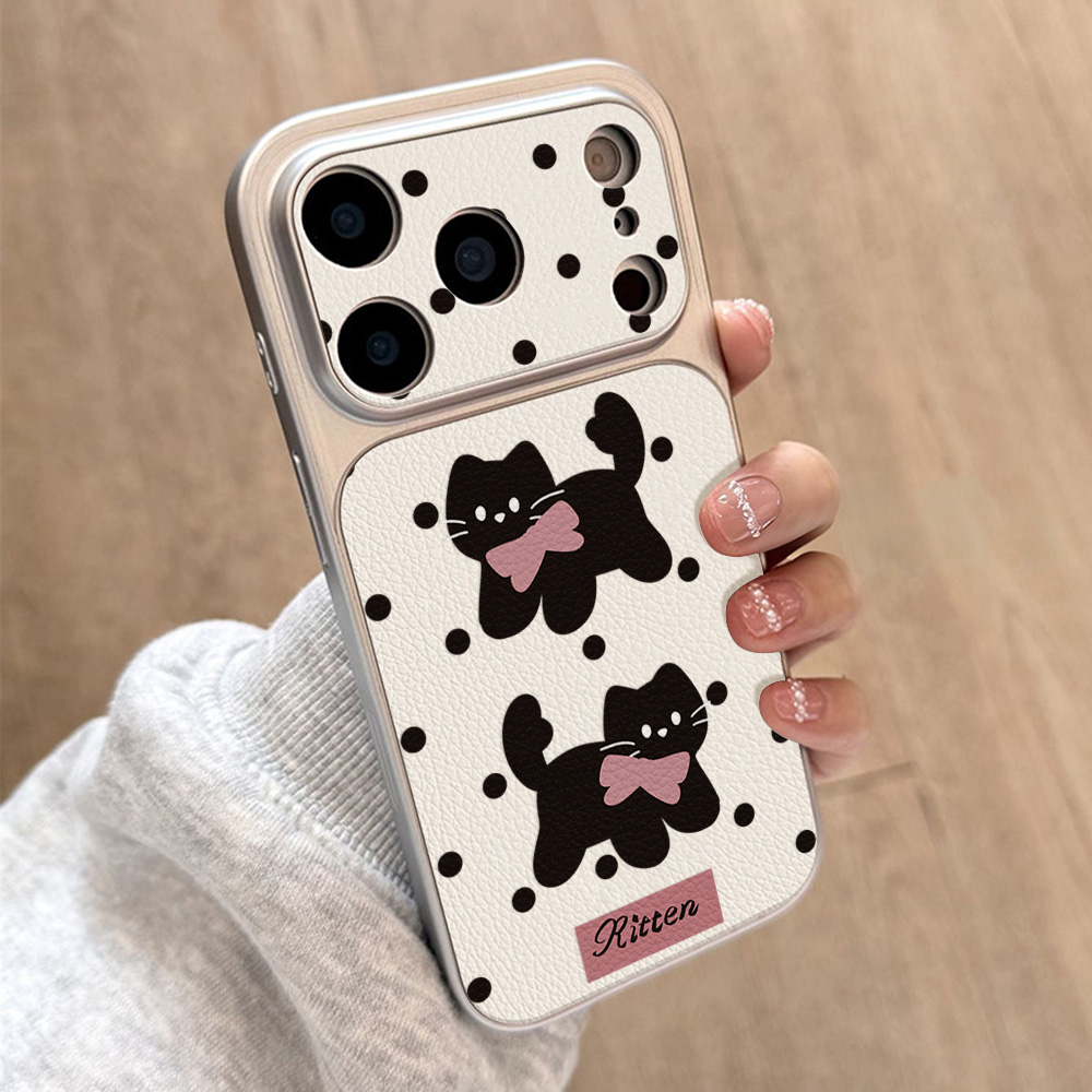 Étui de téléphone en cuir moti - Camera Leather Case avis et prix