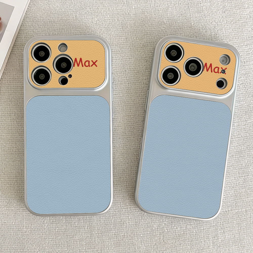 Coque de téléphone mate couleu - Camera Leather Case avis et prix