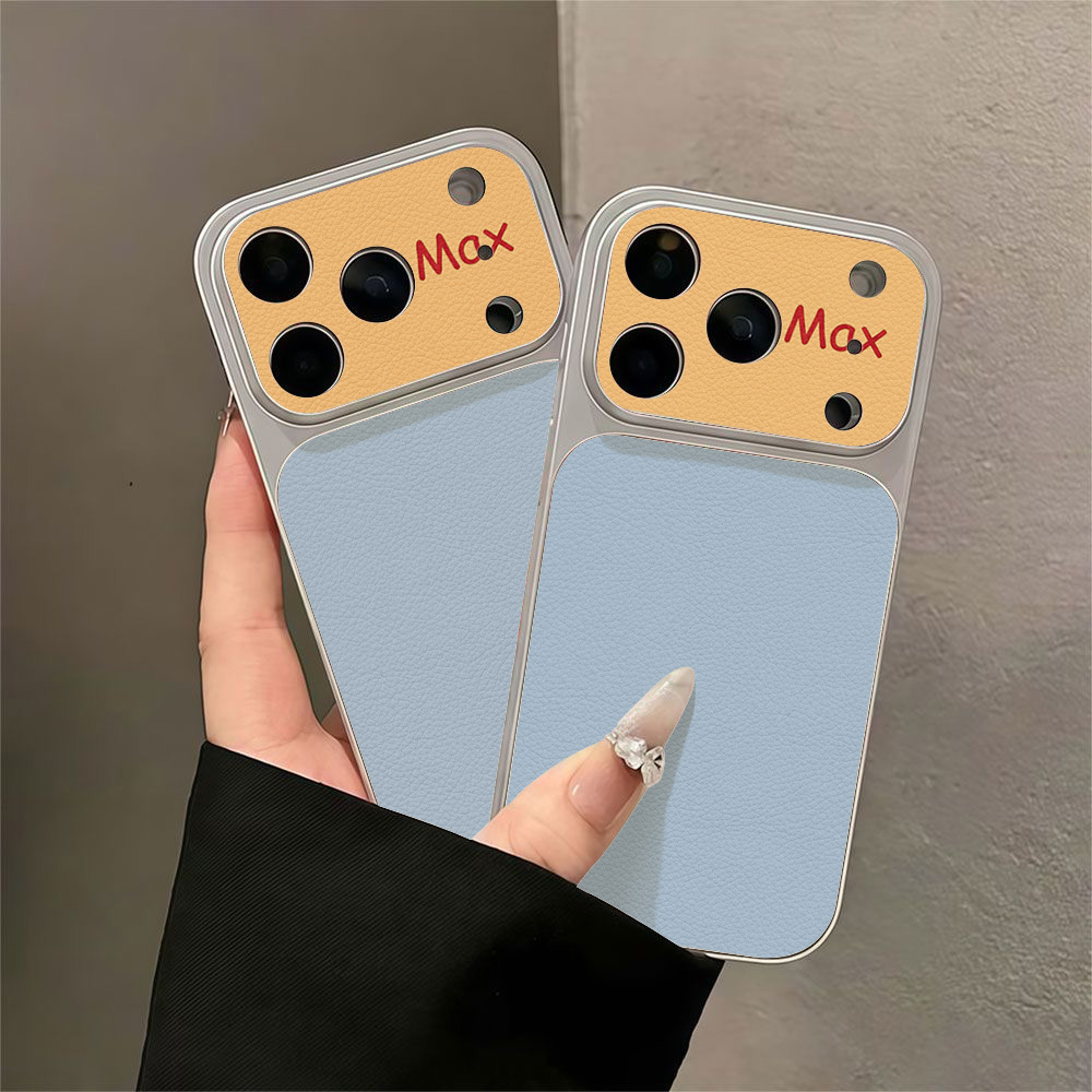 Coque de téléphone mate couleu - Camera Leather Case avis et prix