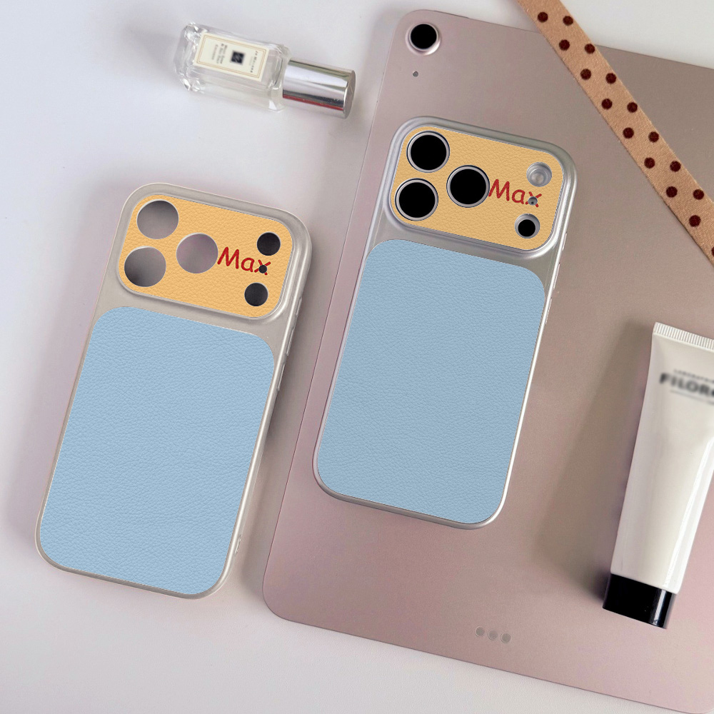 Coque de téléphone mate couleu - Camera Leather Case avis et prix