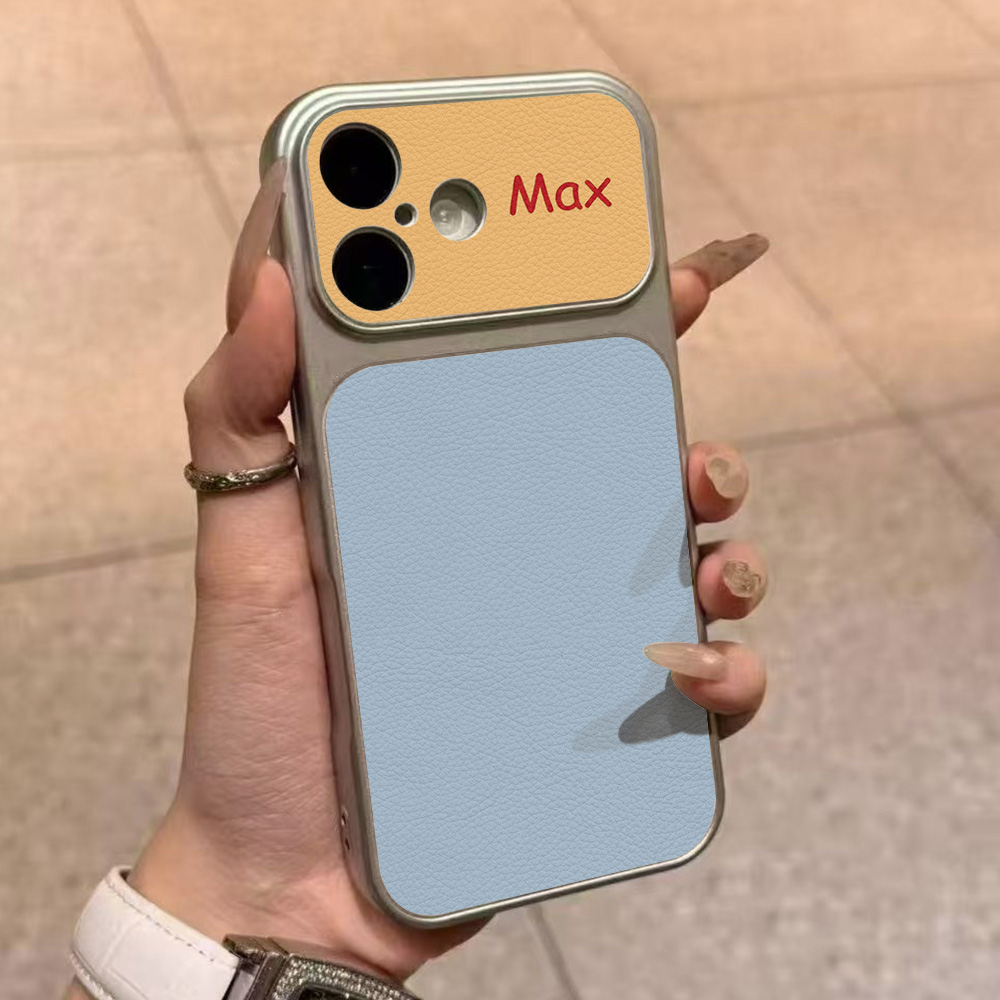 Coque de téléphone mate couleu - Camera Leather Case avis et prix